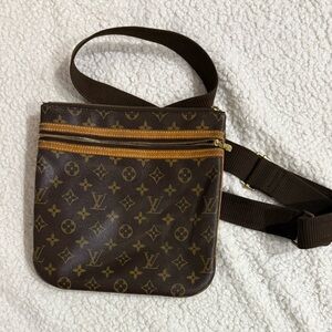 Louis Vuitton Brown Monogram Crossbody Bag